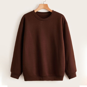 Men's Crew Neck Pullover Sweatshirt Forest green and effortlessly classic Regular Fit—your cozy <b>crewneck</b> for everyday comfort. - Product Image 2
