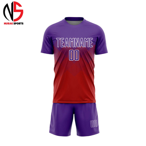 Maillot de football unisexe personnalisé à manches courtes, léger, respirant et à séchage rapide, par Nurak – Produit de qualité supérieure en 2026 - Product Image 2