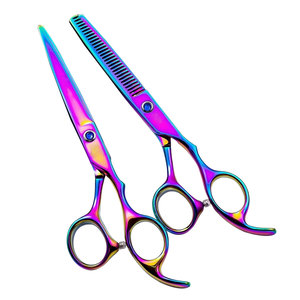 Ciseaux de coiffeur professionnels faits à la main, prix de gros FOB, ensemble de 2 ciseaux pour la coupe de cheveux - Product Image 6