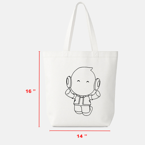 Sacs de courses personnalisables en coton 100% de qualité supérieure, imprimés, vente en gros, provenant d'un fournisseur indien. - Product Image 5