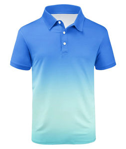 Camiseta Polo Unisex de la Mejor Calidad Lista para Enviar al por Mayor, 100% Algodón, Deportiva, Lisa, Roja con Patrón Sólido - Product Image 1