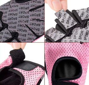 Guantes de Gimnasio de Cuero de Alta Calidad, Guantes de Levantamiento de Pesas, Antideslizantes, Transpirables y Ligeros - Product Image 2