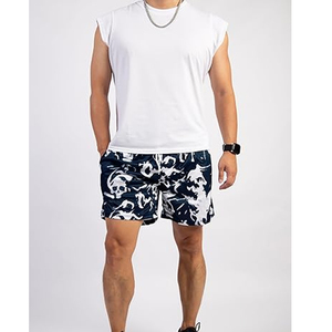 Custom Branding 100% Polyester Mesh Shorts Laser-Etched Skull Pattern Mid Waist Drawstring Closure Heavyweight Wholesale - Product Image 3