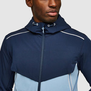 เสื้อแจ็คเก็ตมีฮู้ดพิมพ์ลายระบายอากาศได้ดีสำหรับผู้ชาย ชุดวอร์มลำลอง ผ้าไนลอน 100% คุณภาพสูง ราคาคุ้มค่า - Product Image 4