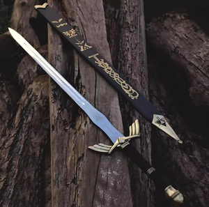 Réplica de la Espada Maestra de The Legend of Zelda – Espada de Link inspirada en Twilight Princess |   Versión Negra Hecha a Mano para Cosplay y Regalo para Él - Product Image 3
