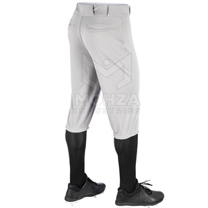 Pantalon de baseball pour homme en polyester respirant à séchage rapide, contraste de couleurs, 100 % polyester, tenue d'équipe professionnelle, personnalisable - Product Image 2