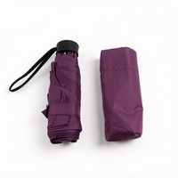 Parapluie de poche pliable de 21 pouces, ultra léger et compact, dites adieu aux parapluies volumineux, imperméable et à séchage rapide
