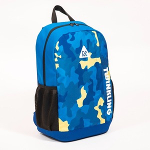Sac à dos camouflage bleu, imprimé par transfert, grande capacité, léger, pour le sport - Product Image 2