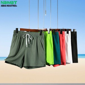 Pantalones Cortos Deportivos Casuales para Hombre NAIMAT, Negros, de Secado Rápido, Cintura Elástica, 100% Poliéster Tejido - Product Image 6