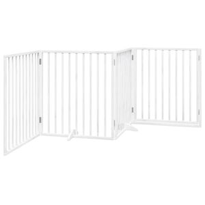 Juego de 4 Corrales Plegables para Perros de Madera de Álamo Blanco para Uso Doméstico - Product Image 6