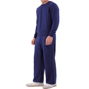 Ensemble de survêtement pour homme en molleton 100% coton personnalisé, pantalon de survêtement, vêtements de nuit - Product Image 4