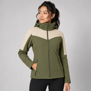 Veste softshell pour femme de qualité supérieure, respirante, imperméable, écologique, pour l'hiver, avec un matériau flexible et un intérieur doux pour un confort optimal - Product Image 5