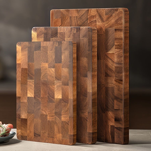 Planche à découper en bois grande et artisanale, fabriquée en Inde, pour trancher ou couper en dés, disponible à l'exportation depuis l'Inde par Barkah Star. - Product Image 5