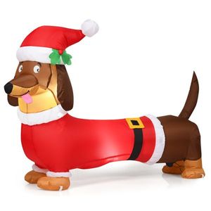 5 Feet Inflatable Christmas Dog Outdoor Holiday Yard Decorations for Christmas - Product Image 3