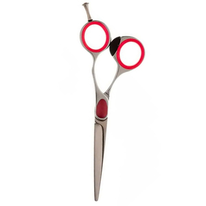 Tijeras de Barbero de Acero Inoxidable de Alta Calidad con Punta Redonda para Diestros, Mango Mediano, Logotipo Personalizado, Nueva Moda - Product Image 3