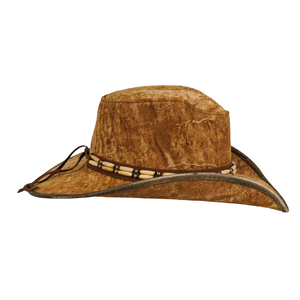 Sombrero de Vaquero Unisex de Poliéster, Ala Ancha, Casual, para Exteriores, Cuatro Estaciones, Talla Adulto 50-52cm - Product Image 3