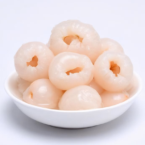 ลิ้นจี่กระป๋องคุณภาพสูงขายดีในน้ำเชื่อม เหมาะสำหรับชานมไข่มุก ของหวาน และเครื่องดื่ม ผลไม้พรีเมียม - Product Image 1