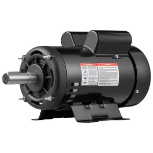 Motor de Compresor de Aire Eléctrico de 5 HP y 1725 RPM, Rotación CW/CCW, Diámetro del Eje de 1.125 Pulgadas, Longitud del Eje de 2.75 Pulgadas, Torque de 20.7 N.m - Product Image 1