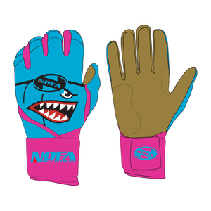 NOFA Pink Batting Gloves Ambidextrous <b>Hook</b> And Loop Closure Fashionable Training Glove Unisex Adults - Product Image 5