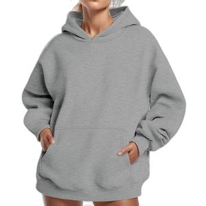 Femmes Style décontracté à manches longues bouffée impression éponge à capuche haute qualité bouffée soie sérigraphie rue meilleure qualité à capuche 2026 - Product Image 1