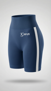 กางเกงขาสั้นออกกำลังกายเอวสูงสำหรับผู้หญิง ระบายอากาศได้ดี สวมใส่สบาย ไร้ตะเข็บ ยกกระชับทรงสวย พรีเมียม - Product Image 4