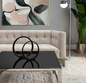 Jaffs Exports Aluminum High End Tabletop Sculpture Set 2Pcs Durable Eco-Friendly Handmade Modern Art Decor for Home Office - Product Image 2