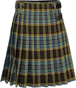 Este producto es un tartán nacional walesí, un kilt tradicional escocés de 8 yardas, un kilt tartán Highland Black Stewart. - Product Image 4