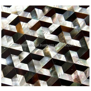 Op uality ality-mosaico de concha de posavasos hecho a mano, mesa de nácar con producto en venta - Product Image 6