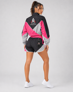 Conjunto Corto Cortavientos para Mujer, Chaqueta y Pantalones Cortos Elegantes, Ropa Deportiva Ligera y Cómoda, Última Moda - Product Image 5