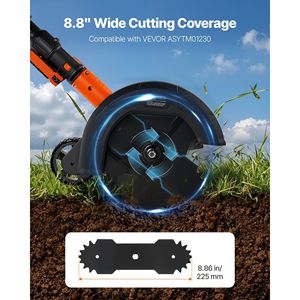 Lame per Bordatrice Elettrica da 8,8 Pollici, Confezione da 3, Lame di Ricambio in Acciaio ad Alto Tenore di Carbonio 65Mn, Rivestimento Elettroforetico, Multiuso - Product Image 5