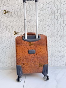 Nouvelles valises de créateurs multi-usages, sac à roulettes fait main en cuir véritable, unisexe, grande taille, design unique, valise - Product Image 2