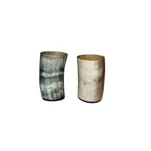 Vaso de Cerveza Corto de Cuerno de Búfalo de Alta Calidad con Logotipo Grabado - Product Image 4