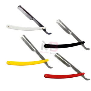 New Design Barber Razor Stainless Steel Strong Handle Folding Straight <b>Edge</b> Barber Razor Manual Shaver Lightweight Razor - Product Image 6