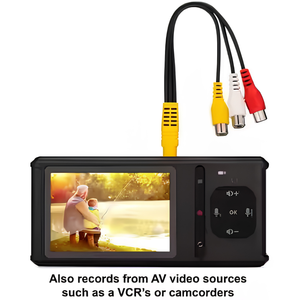 Carte de capture vidéo HDMI 4K avec enregistrement audio-vidéo 1080P 60FPS, convertisseur RCA AV S-Video vers USB pour VHS, magnétoscope, jeux et streaming - Product Image 2