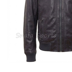 Veste en cuir pour homme, style hiver, chaude, de qualité supérieure, élégante, durable, tendance, moderne, longue, décontractée, veste en cuir - Product Image 4