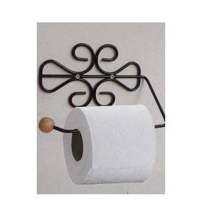 Porte-papier toilette en fer forgé à la main, parfait pour une utilisation durable dans la salle de bain et un design hygiénique - Product Image 1