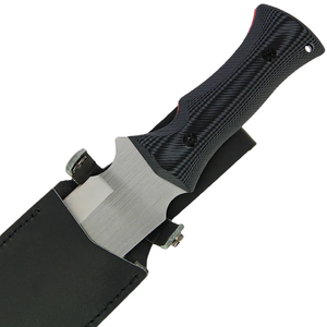 มีดล่าสัตว์ LEGACY BLADES พรีเมียม ผลิตจากเหล็กกล้าคาร์บอน ยาว 17 นิ้ว ด้ามจับแบบมีลาย  ด้ามจับแบบเต็มด้าม  พร้อมปลอกหนัง  ผู้ผลิต OEM - Product Image 5