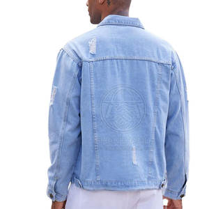 Chaqueta de Mezclilla para Hombre, Estilo Vintage, Corte Ajustado Moderno, 100% Algodón, Marca Shakehand International, Chaqueta de Invierno para Uso Diario, Superventas - Product Image 6