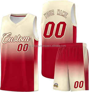 Uniforme de basket-ball de sublimation de sport de haute qualité à bas prix Nouveau style et design Ensemble d'uniformes de basket-ball pour hommes - Product Image 4