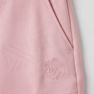 Women's Pink <b>Asymmetrical</b> Mini Skirt With Embroidery Regular Waist Breathable Casual Style All Seasons Woven Fabric - Product Image 6