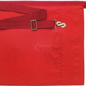 Delantal de Alto Sacerdote del Capítulo del Arco Real - Delantales de Regalia Masónica con Cinta Roja en Venta - Product Image 2