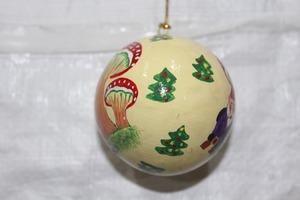 Ornements de boule disco en verre rond de luxe avec sangle Cosmos, décorations suspendues pour les occasions festives - Product Image 3