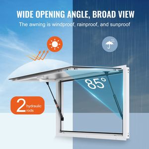 Finestra di concessione in lega di alluminio 48 "x 36" per Food truck 85 gradi per serramento con gancio di trascinamento per rimorchi di servizio - Product Image 4