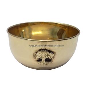 Cuenco de latón con símbolo de Triquetra para ritual, incienso para difuminar, decoración y uso en el santuario - Product Image 6