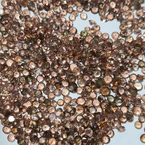 Pierre précieuse en forme de mélange à facettes d'andalousite naturelle pour la fabrication de bijoux Gemmes fines de 3mm de haut pour colliers Pierres précieuses rares - Product Image 2