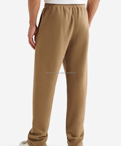 กางเกงจ็อกเกอร์ลำลองสำหรับผู้ชาย, กางเกงเอวสูงปานกลางเอวต่ำผ้าฝ้ายผ้าฟลีซทรงหลวมสไตล์ทรงตรงสำหรับฤดูหนาว - Product Image 3