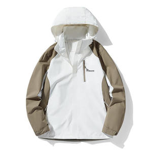 Chaqueta Impermeable para Hombre, Cortavientos Ligero con Capucha para Uso Diario Informal - Product Image 6