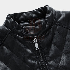 Custom Made Design Solid Color Breathable <b>Men</b> Winter <b>Jacket</b> Streetwear Hot Sale Reasonable Price <b>Men</b> <b>Leather</b> <b>Jacket</b> - Product Image 5