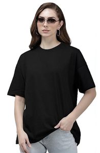Camiseta de Algodón Extra Grande con Estampado Gráfico de Perro Adorable para Mujeres y Niñas, Ropa Urbana Moderna, Corte Holgado, Informal y a la Moda - Product Image 3