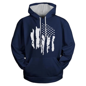Vente en gros de sweats à capuche noirs pour hommes, entièrement personnalisables, coupe décontractée, en molleton de coton, logo sur le devant - Product Image 3